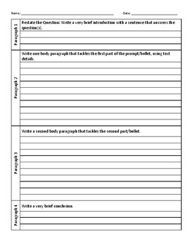 response paper format