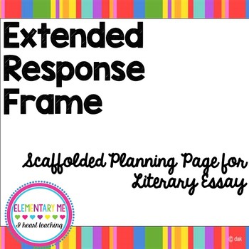 Preview of Extended Response Frame- Scaffolded Support for Complete Extended Response