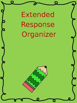 Preview of Extended Response Organizer