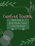 Extended SPED Caseload Data Tracker on Google Sheets