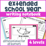 Extended School Year (ESY) Differentiated Writing Notebook