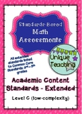 Extended Standards - Math Assessments (Low-Complexity)