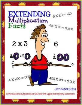 Preview of Extending Multiplication Facts-The Great Balancing Act of Adding Zeros Game/Lsn