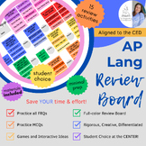 Extensive AP Lang Review Game Board w/ All Materials