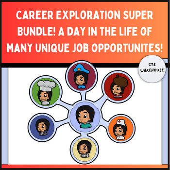 Preview of Extensive Career Exploration Bundle - A Day in the Life - Many Careers!