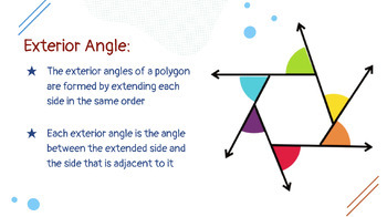 Preview of Exterior Angle Sum of a Polygon Slides
