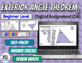 Preview of Exterior Angle Theorem [1] - Digital Lesson
