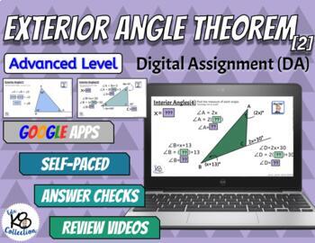 Preview of Exterior Angle Theorem [2] - Digital Lesson