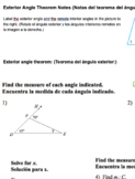 Exterior Angle Theorem Notes