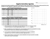 Externalities Worksheet (Cigarettes)