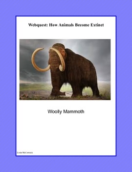 Preview of Extinction Causes Webquest