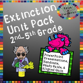 Preview of Extinction Unit Pack- Ppts, Handouts, Study Guide, & Quiz