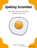 Extra Abeka 2nd Grade Spelling Word Scramble Activities Li