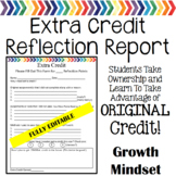 Extra Credit Coupon | Reflection Assignment | Growth Mindset FREE