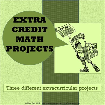 extra credit assignment ideas for math