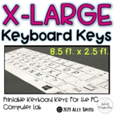 Extra Large Keyboard Keys- PC