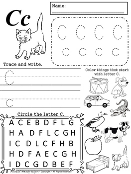 Extra Practice ABC Activity Sheets by Ms Blanches Handy Helpers | TpT