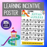 Extra Recess Incentive Reward Chart Poster - Not Program S