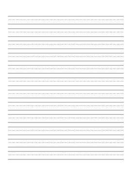 Preview of Extra wide Lined Writing Paper