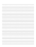 Extra wide Lined Writing Paper