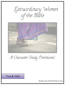 Preview of Extraordinary Women of the Bible - Teen/Adult Version