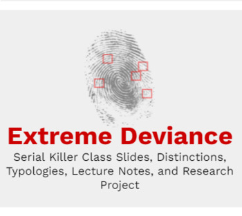 Preview of Extreme Deviance: Serial Killers (Class slides, guided notes, and project)