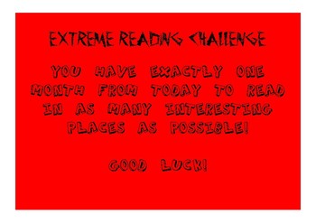 Preview of Extreme Reading Challenge!