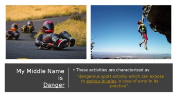 adventure sports with name