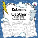 Extreme Weather - 10 Short Texts & Comic Note Templates