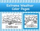 Extreme Weather Color Pages by Positive Counseling | TpT