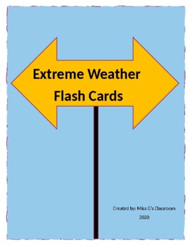 Preview of Extreme Weather Flashcards