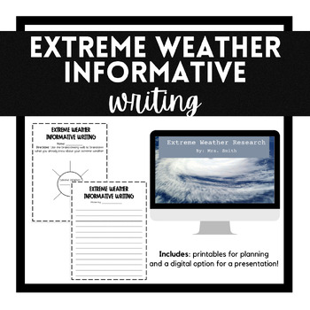 Preview of Extreme Weather Informative Research Writing