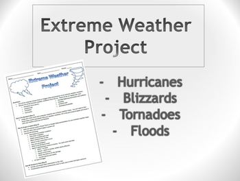 Preview of Extreme Weather Project