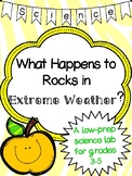 Rocks and Minerals: Extreme Weather Rock Journal Lab