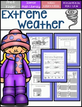 Preview of Extreme Weather for Pre-K and Kindergarten