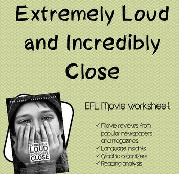 Preview of Extremely Loud and Incredibly Close Movie Worksheet