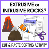 Extrusive Rocks or Intrusive Rocks | Cut and Paste Sorting