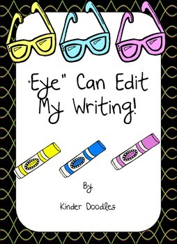 "Eye" Can Edit My Writing Poster set
