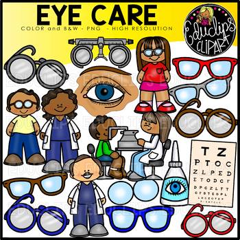 Preview of Eye Care Clip Art Set {Educlips Clipart}