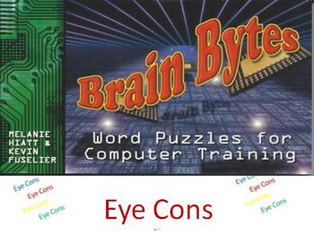 Preview of Eye Cons : Visual Brain Teasers, Brain Breaks, or Puzzles for Computer Classes