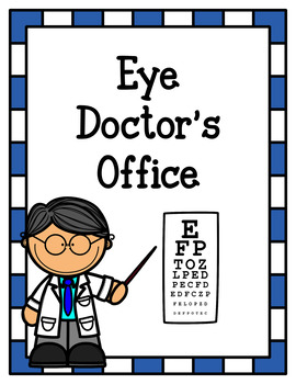 Eye Doctor's Office (Dramatic Play) by For A Rainy Day | TpT