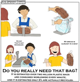 Preview of Eye Opening Comics- Plastic Bags (Part One)