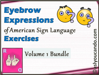 Preview of Eyebrow Expressions of American Sign Language