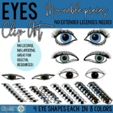 Eyes Clip Art (Moveable Pieces permitted)