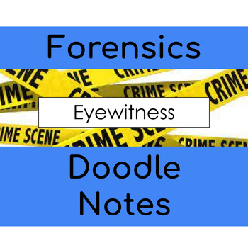 Preview of Eyewitness Doodle Notes