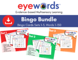 Eyewords Bingo Bundle! Includes 3 Eyewords Sight Words Bin