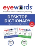 Eyewords Desktop Dictionary, Sets 1-2, Words 1-100