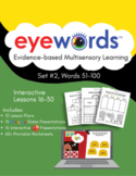 Eyewords Lesson Mega Bundle, Lessons 16-30, Words 51-100