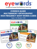Eyewords Multisensory-Orthographic  Sight Word Card Bundle