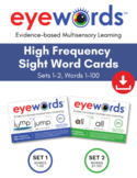 Eyewords Multisensory Sight Words Bundle - Words 1-100